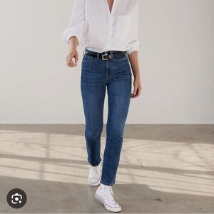 AYR The Super jeans sz 25 vroom vroom straight high rise dark wash